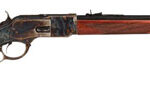 9780 Taylors & Company 550220COM 1873 Comanchero 357 Mag Caliber with 10+1 Capacity, 20" Blued Barrel, Color Case Hardened Metal Finish & Checkered Walnut Stock Right Hand (Full Size)