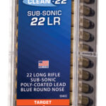 A934CC CCI CLEAN 22LR 40GR BLUE POLY - RN 1070FPS 100RD 50BX/CS