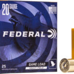 AH2028 FEDERAL GAME LOAD 20GA 2.75" - 1OZ #8 250RD CASE LOT