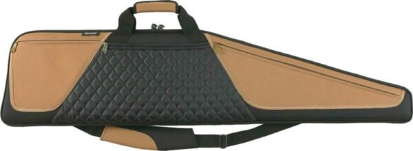 BD36044 2 1 BULLDOG ELITE RIFLE CASE 44" - BLACK W/ TAN TRIM