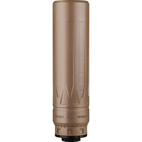 DNNOMADTIXCDTFDE Dead Air Nomad-Ti XC Silencer w/Direct Thread 5/8-24 HUB Mount 7.62mm(.30 Cal) FDE