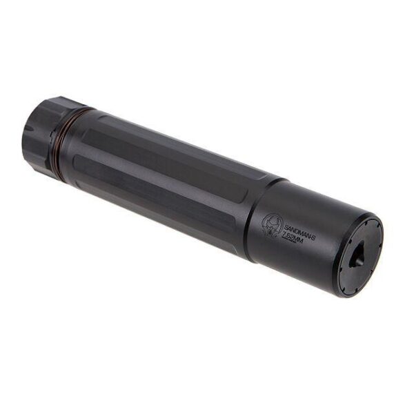 DNSMS762 Dead Air Silencers Sandman S QD Suppressor 7.62mm(.30 Cal) Stellite/Stainless Steel Black Finish w/5/8-24 KeyMount