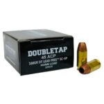 DT45A160XM Double Tap DT Lead Free Handgun Ammunition 45 Auto 160gr SC-HP Mann Load 1050 fps 20/ct