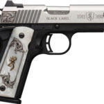 G051967492 BG 1911-380 MED. S/S ENGRAVED - 380ACP FS 3.58" WHITE PEARL