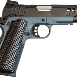 Great Lakes GL1911-45CSSBLU .45 ACP 4.25in 1911 pistol blue titanium frame black slide