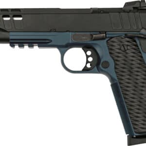 Great Lakes GL1911-45FSSBLU 1911 .45 ACP 5 inch barrel blue titanium frame black slide
