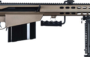 Barrett 82A1 .50 BMG rifle Flat Dark Earth 20 inch fluted barrel with bipod
