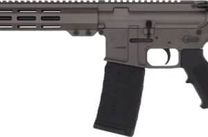Great Lakes GLFA 223 Wylde 16-inch AR-15 style rifle left profile with 15-inch handguard