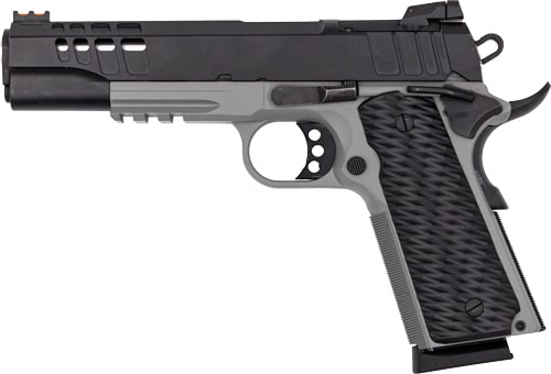 Great Lakes GL1911 .45 ACP 5-inch barrel grey frame black slide with fiber optic sights