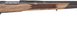Weatherby Mark V Deluxe .460 Weatherby Magnum rifle with 26-inch blued barrel and gloss walnut Monte Carlo stock