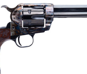 Cimarron EL MALO 2 .357/.38 5.5-inch blued octagon barrel revolver with walnut grips