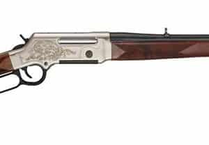 Henry Long Ranger Deluxe .243 Winchester 20 inch blued barrel engraved nickel receiver walnut stock