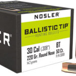 N30181 1 NOSLER BULLETS 30 CAL .308 - 220GR BALLISTIC TIP 50CT