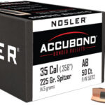 N50712 2 NOSLER BULLETS 35 CAL .358 - 225GR ACCUBOND 50CT