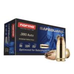 NH803807680 Norma Safeguard Handgun Ammunition .380 Auto 88gr JHP 1024 fps 50/ct