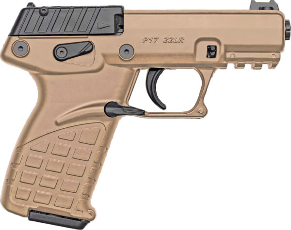 P17BTAN KEL P17 22LR PST 17RD TAN