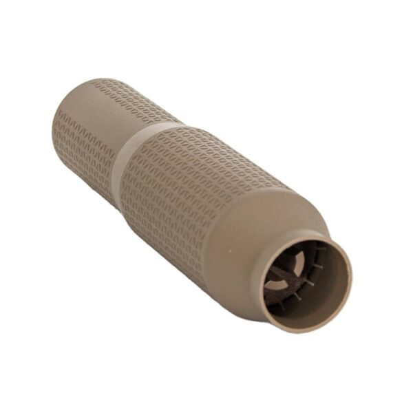 RQM249FVSFDE4 Radical Defense M249 SAW FVS Suppressor 5.56mm 1/2x28 - FDE