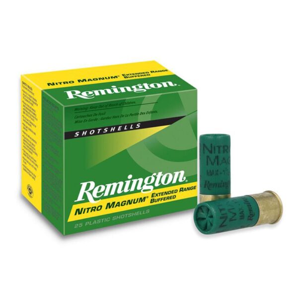 RT26684 Remington Nitro Magnum Shotshells 12 ga 3 in 1-7/8 oz #4 1210 fps 25/ct