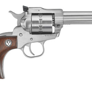 Ruger Single Ten .22 LR revolver satin stainless 4.625 inch barrel Williams fiber optic sights