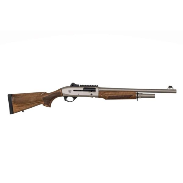 SD21000159 1 SDS Imports Mac 2 Tactical Marine Wood Shotgun 12 ga 3" Chamber 4rd Magazine 18.5" Barrel Wood