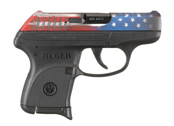 UR13710 Ruger LCP American Flag Edition Handgun .380 Auto 6rd Magazine 2.75" Barrel Cerakote Slide