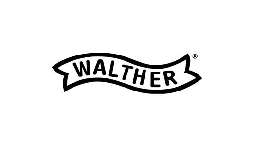 Walther PD 380 .380 ACP Angel Blue pistol with nickel slide and textured grip