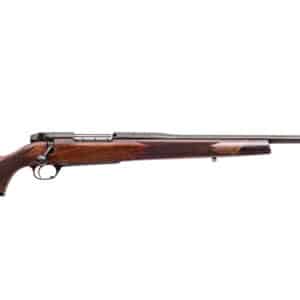 Weatherby Mark V Deluxe 340 WBY Mag rifle in Gloss AA Walnut
