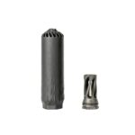 WZ3219 1 Huxwrx Flow 6k Suppressor Kit 5/8x24 Black with Flash Hider