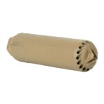 WZ3291 1 Huxwrx Flow 556 TI Flash Cap Suppressor with Flash Hider 1/2x28 FDE