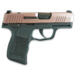 XI640164RGF 1 Sig Sauer Exclusive "Rose Sparkle Slide" P365-380 Handgun 380 Auto 10rd Magazine 3.1" Barrel Black Manual Safety