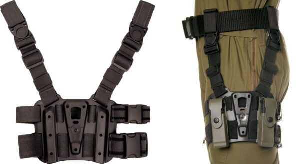 XO432000PBK Blackhawk! Tactical Holster Platform - Black