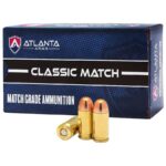 atlanta arms classic match grade ammo 380 acp 100gr fmj 800 fps 50ct close up Atlanta Arms Classic Match Grade Ammo .380 ACP 100gr FMJ 800 fps 50/ct