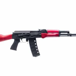 Century Arms BFT556 rifle with Russian red maple stock and optics-ready side mount