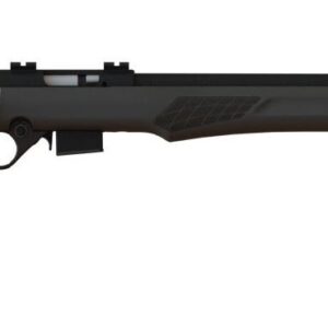 Rossi RB17 .17 HMR bolt-action rifle with 21 inch barrel and black synthetic Monte Carlo stock