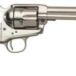 101951 Taylors & Company 555113 1873 Cattleman 45 Colt (LC) Caliber with 5.50" Barrel, 6rd Capacity Cylinder, Overall Nickel-Plated Finish Steel & Mother of Pearl Grip