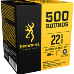 110573 Browning Ammo B194122000 BPR Performance Rimfire 22LR 36gr Plated Hollow Point 1000 Per Box/2 Case