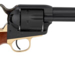 121386 Taylors & Company 550432 Old Randall 45 Colt (LC) Caliber with 4.75" Barrel, 6rd Capacity Cylinder, Overall Blued Finish Steel & Walnut Navy Size Grip