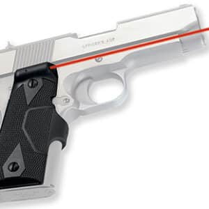 Crimson Trace 011210 LG-404 Front Activation Lasergrips  Black Red Laser 1911 Compact
