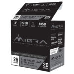 153899 1 Migra Ammunitions M20S46 Combinational 20Gauge 3" 1oz 4/6Shot 25 Per Box/10 Case