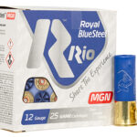 159341 Rio Ammunition RBSM32BB Royal BlueSteel Magnum 12Gauge 3" 1 1/8oz BBShot 25 Per Box/10 Case