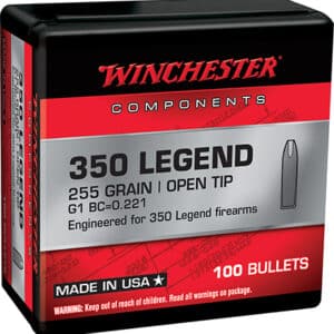 Winchester Ammo WB350L255X   350Legend 255gr Open Tip 100 Per Box/10 Case