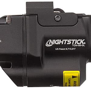 Nightstick TCM5BGL Subcompact Weapon Light with Green Laser  Black Anodized 650 Lumens White LED Glock/Sig Sauer/H&K/Ruger/Smith & Wesson M&P
