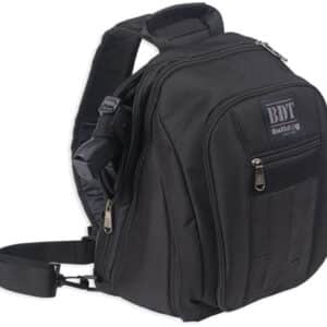 Bulldog BDT408B BDT Tactical Sling Pack Small Style Nylon w/ Black Finish, Padded Compartments, Conceal Carry Pockets & Includes Universal Holster