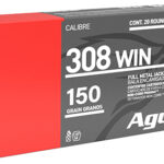 44462 Aguila 1E308110 Target & Range Rifle 308Win 150gr Full Metal Jacket Boat Tail 20 Per Box/25 Case