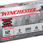 57942 Winchester Ammo XB12300VP Super X 12Gauge 3" 15Pellets 00Buck Shot 15 Per Box/10 Case *Value Pack