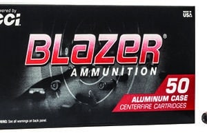 CCI 3514 Blazer Handgun 38Special +P 125gr Jacketed Hollow Point 50 Per Box/20 Case