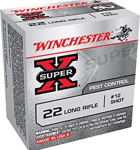 Winchester Ammo X22LRS Super X  22LR #12Shot 50 Per Box/100 Case