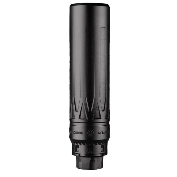 DNNOMADTIXCXENOBLK23 1 Dead Air Nomad-LTi XC Silencer w/Xeno Adapter - 7.62mm 9.30 (Cal) Black w/DA124 Omni Brake