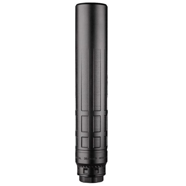 DNNOMAX33XEMAXFDE2 Dead Air Nomax 33 Silencer .33 Cal - Black w/Xemax Adapter & 5/8-24 Muzzle Brake