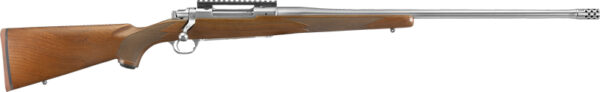 G57144 RUGER HAWKEYE HUNTER 7MM PRC - 24" STAINLESS WALNUT THREADED